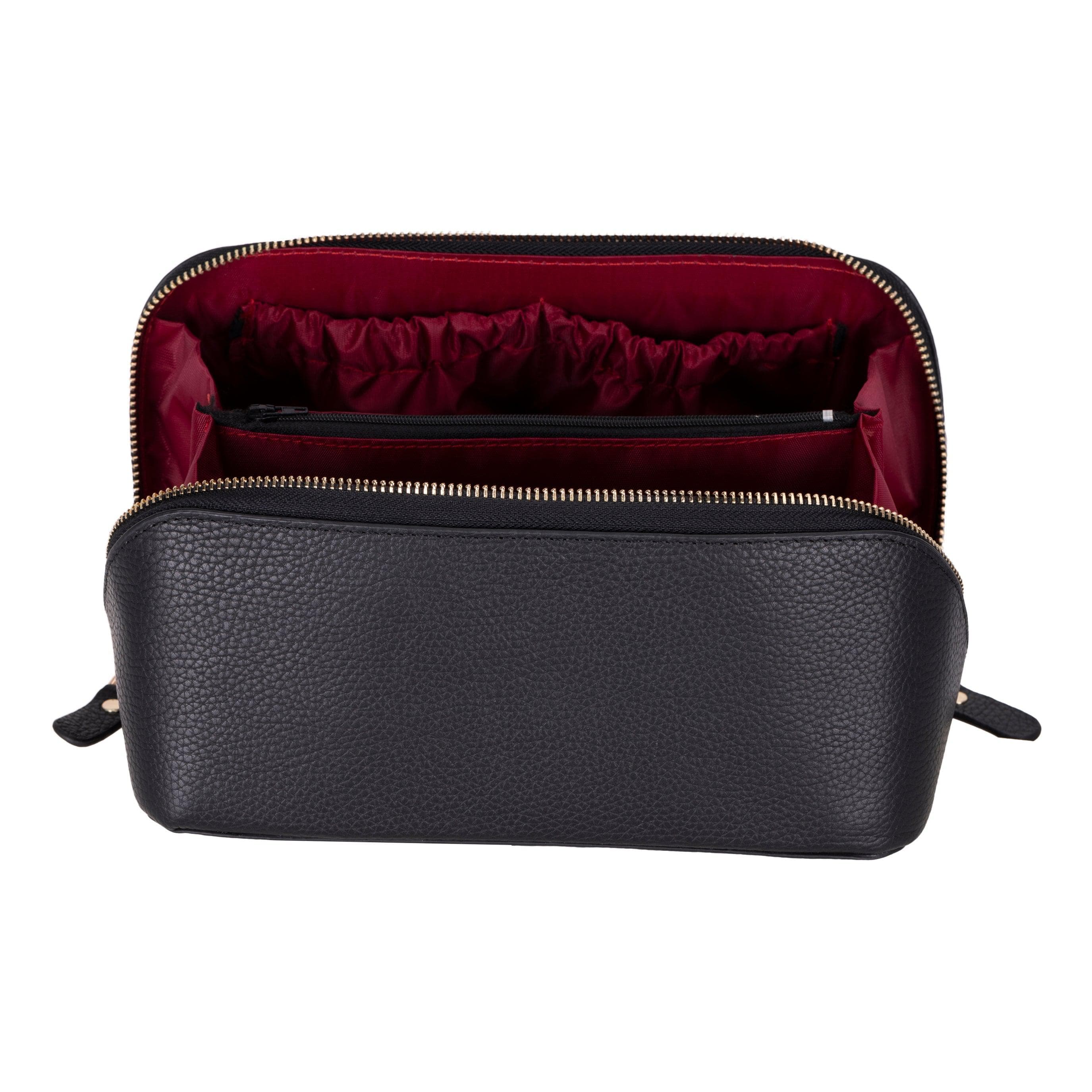 Soluno Leather Make up Bag Bouletta