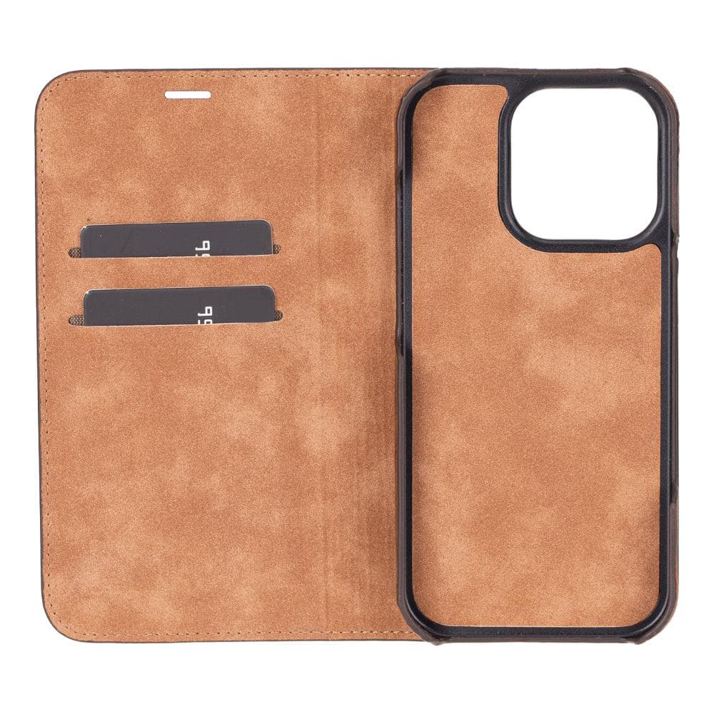 Sonat iPhone 16 Pro Leather Folio Case Bouletta