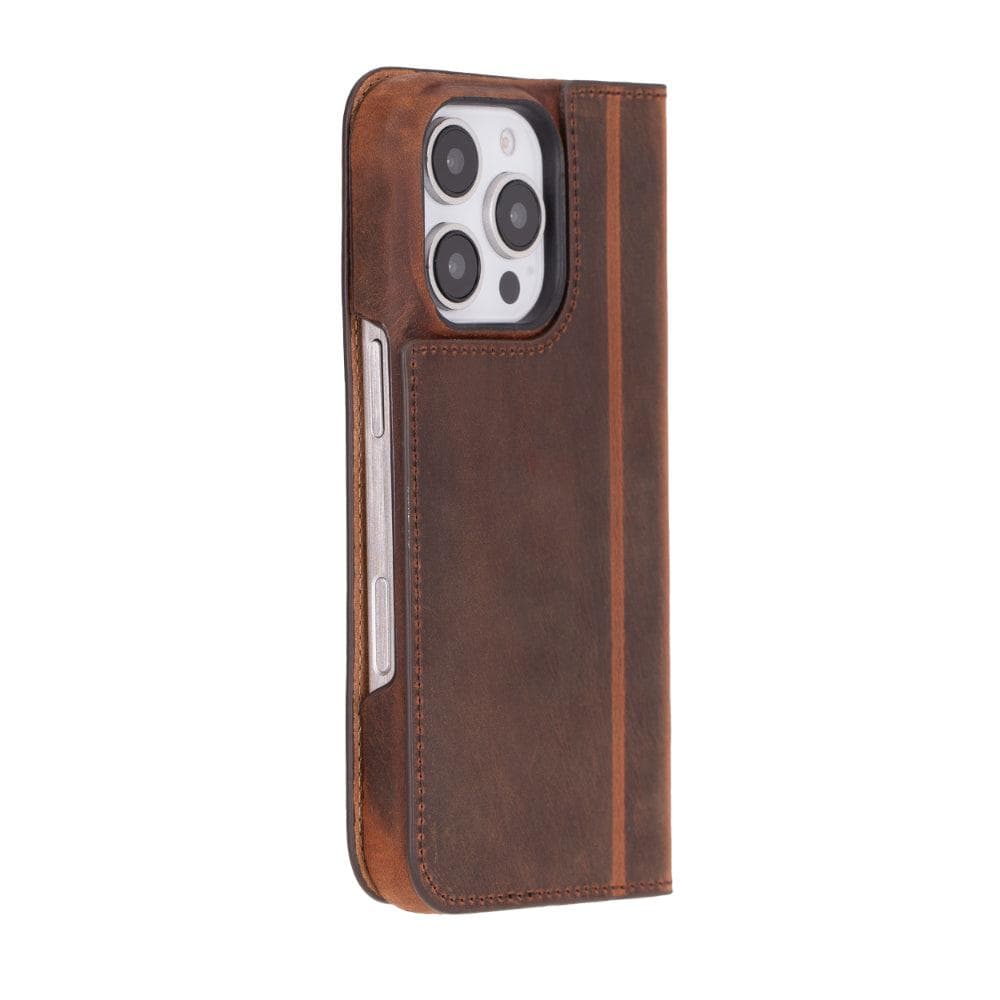 Sonat iPhone 16 Pro Leather Folio Case Bouletta