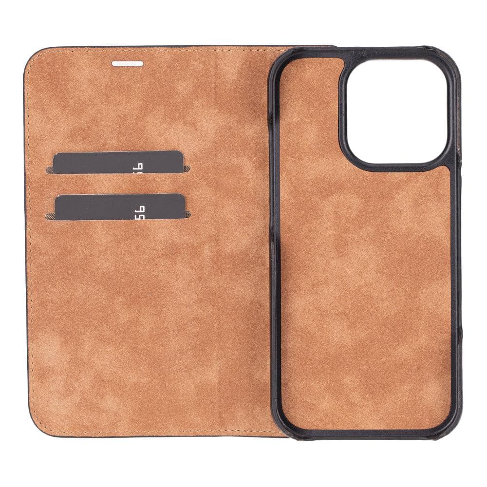 Sonat iPhone 16 Pro Leather Folio Case Bouletta