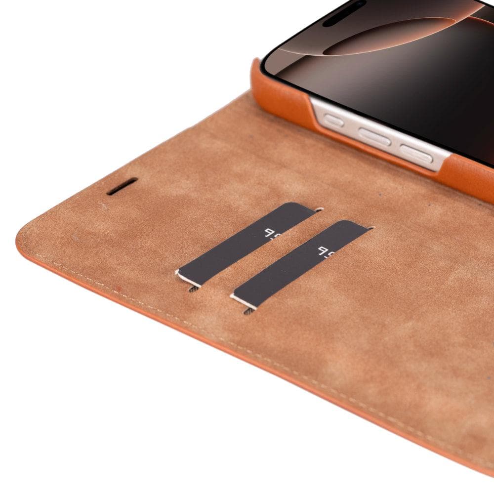 Sonat iPhone 16 Pro Leather Folio Case Bouletta