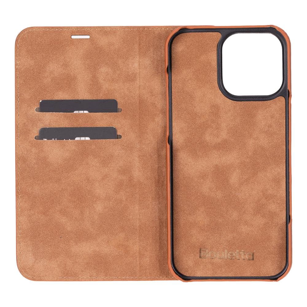 Sonat iPhone 16 Pro Leather Folio Case Bouletta