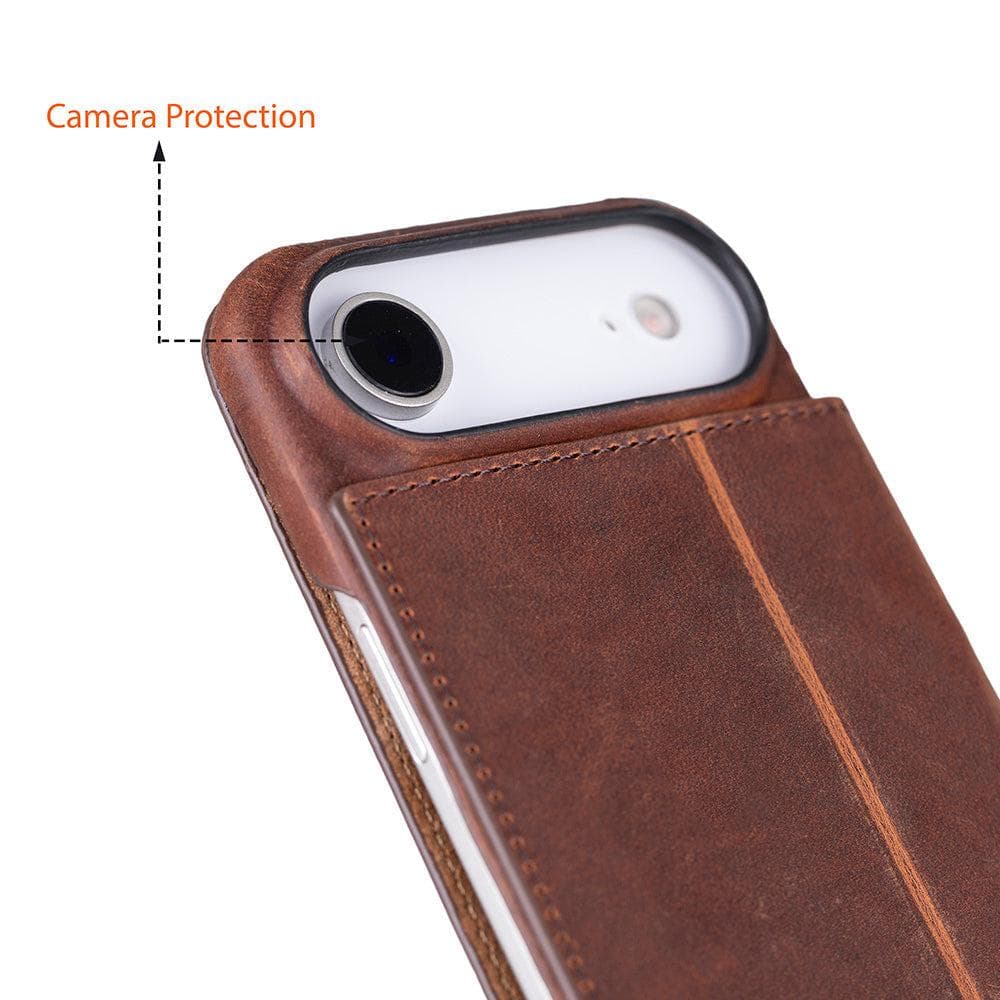 Sonat Leather iPhone 17 Air Folio Case Bouletta