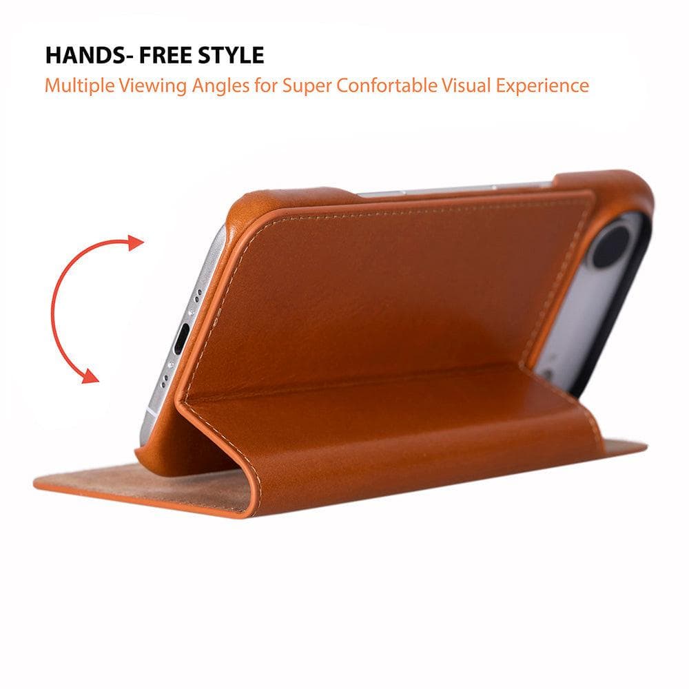 Sonat Leather iPhone 17 Air Folio Case Bouletta