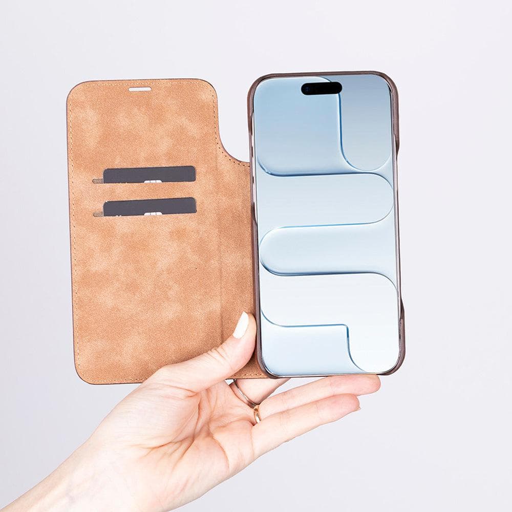 Sonat Leather iPhone 17 Air Folio Case Bouletta