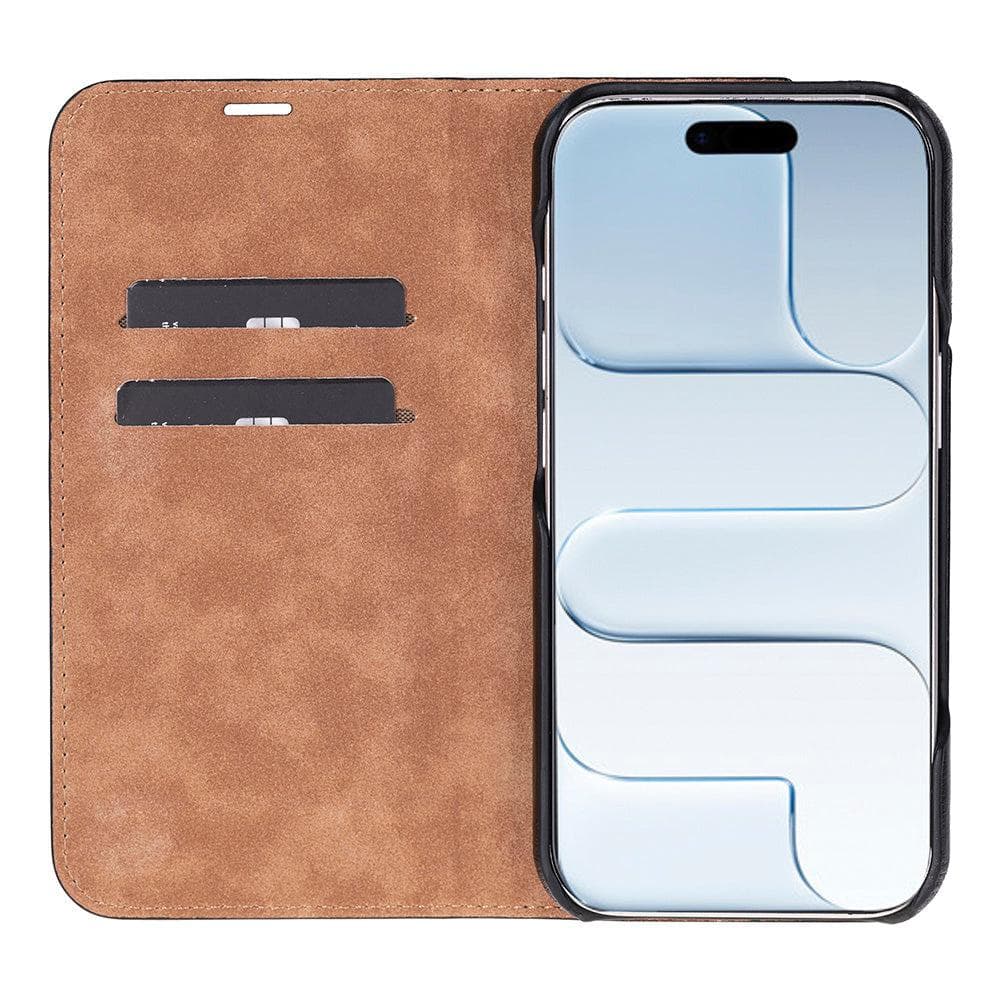 Sonat Leather iPhone 17 Folio Case Bouletta