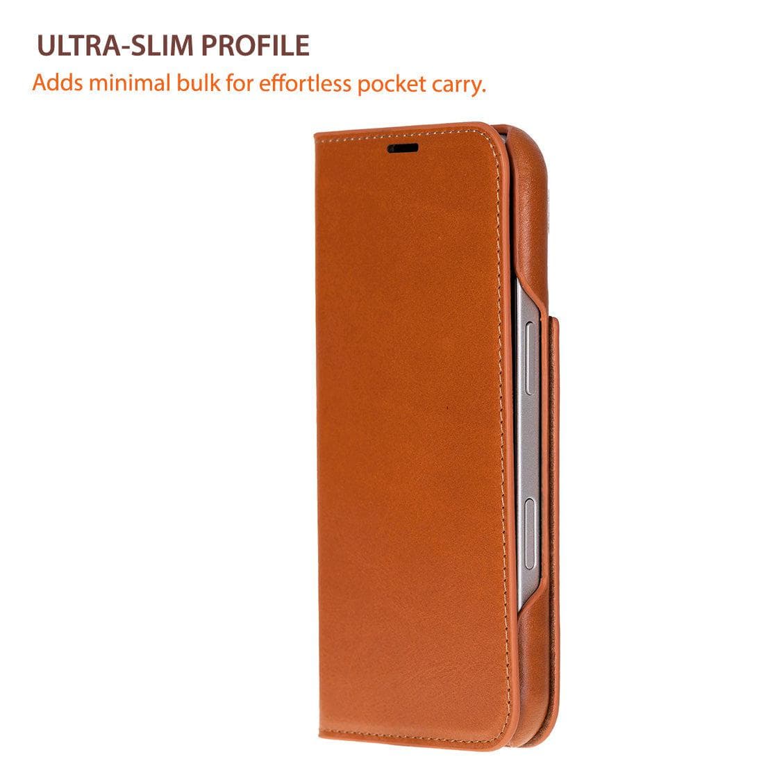 Sonat Leather iPhone 17 Folio Case Bouletta