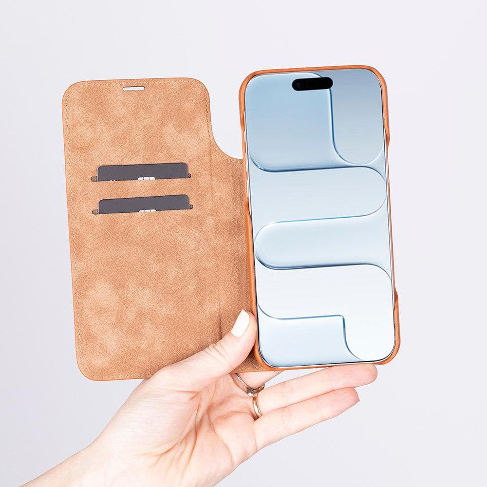 Sonat Leather iPhone 17 Folio Case Bouletta