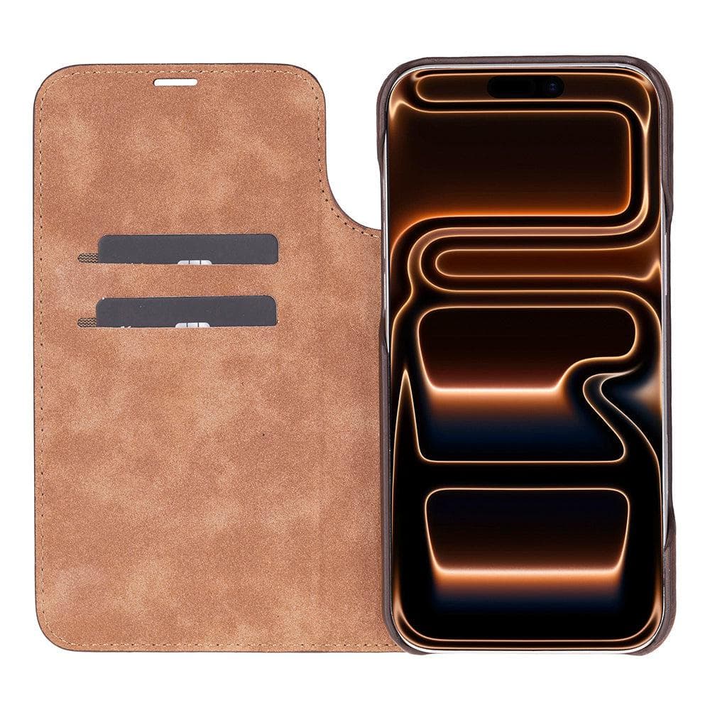 Sonat Leather iPhone 17 Pro Max Folio Case Bouletta