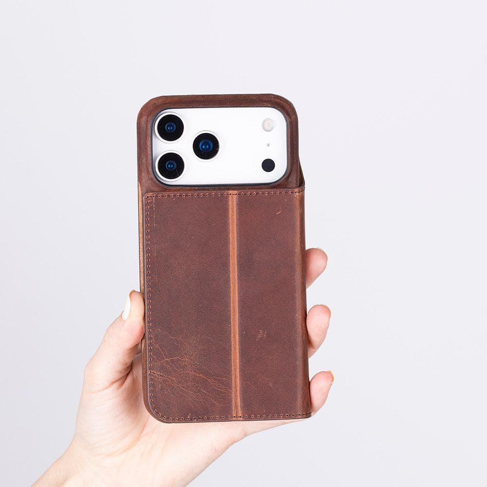 Sonat Leather iPhone 17 Pro Max Folio Case Bouletta