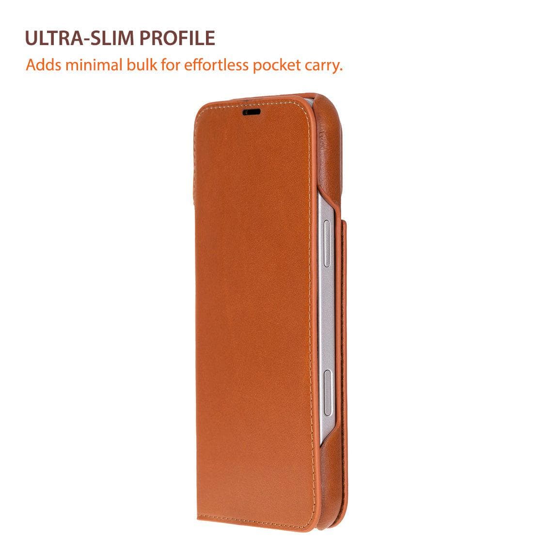 Sonat Leather iPhone 17 Pro Max Folio Case Bouletta