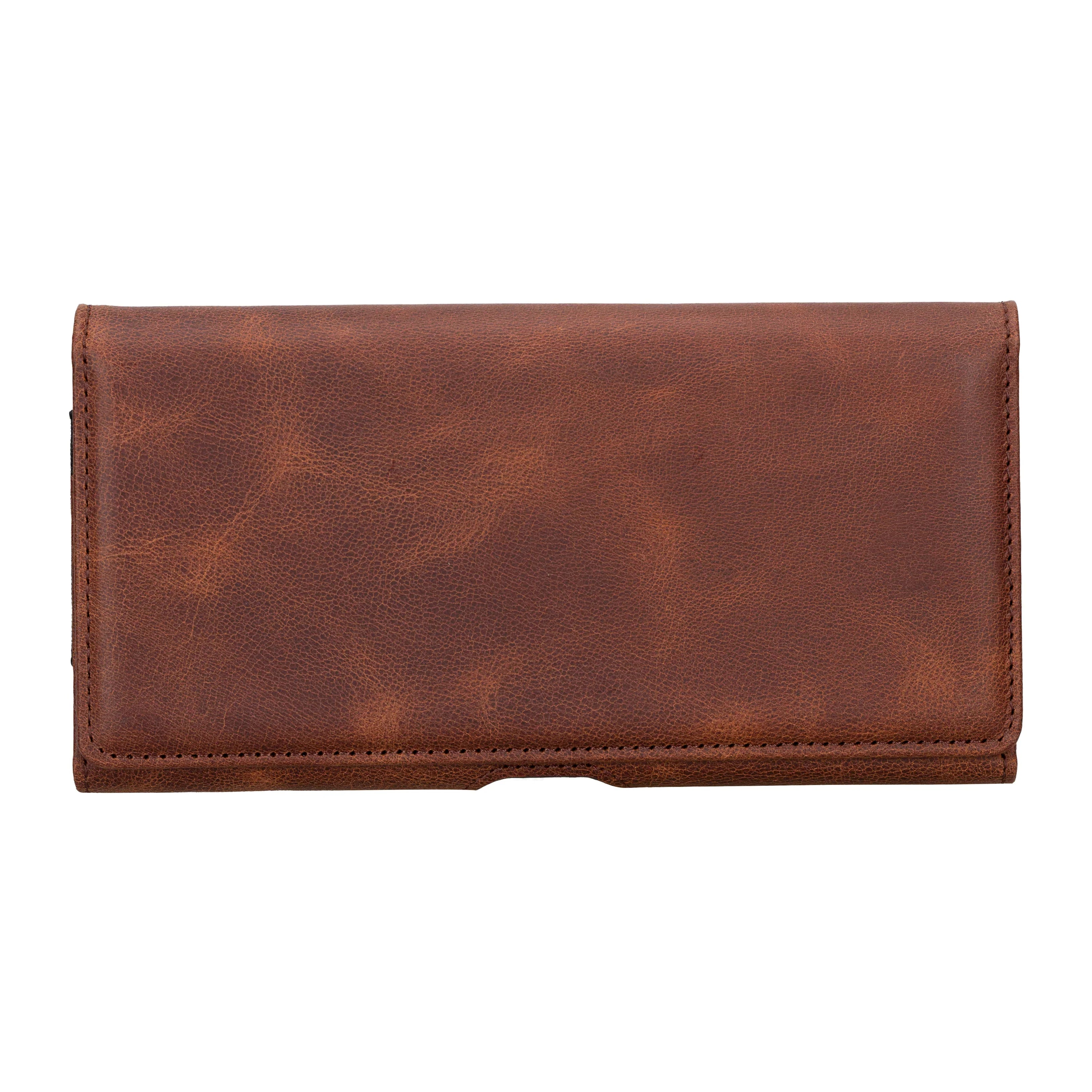 Titan Leather Belt Phone Case 6.9" / Brown Bouletta