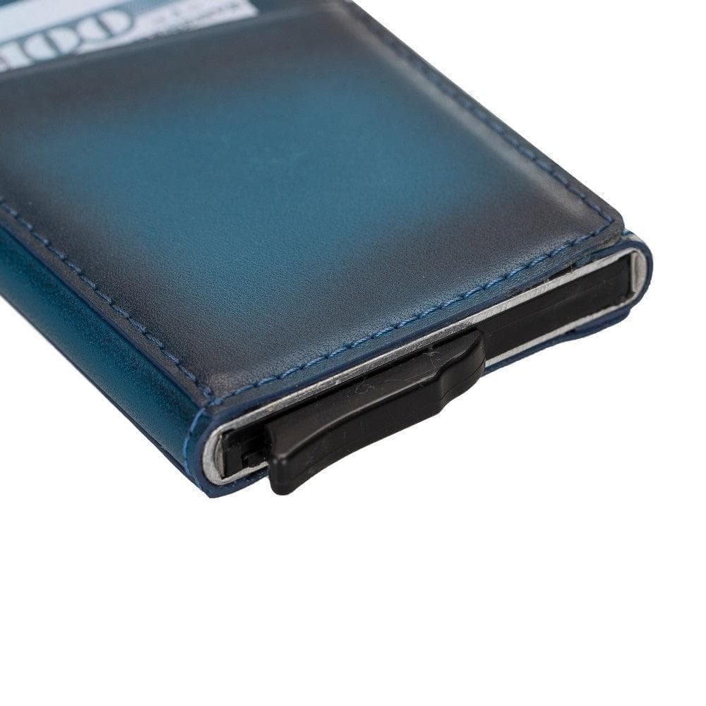 Torres Genuine Leather Mechanical Card Holder Bouletta