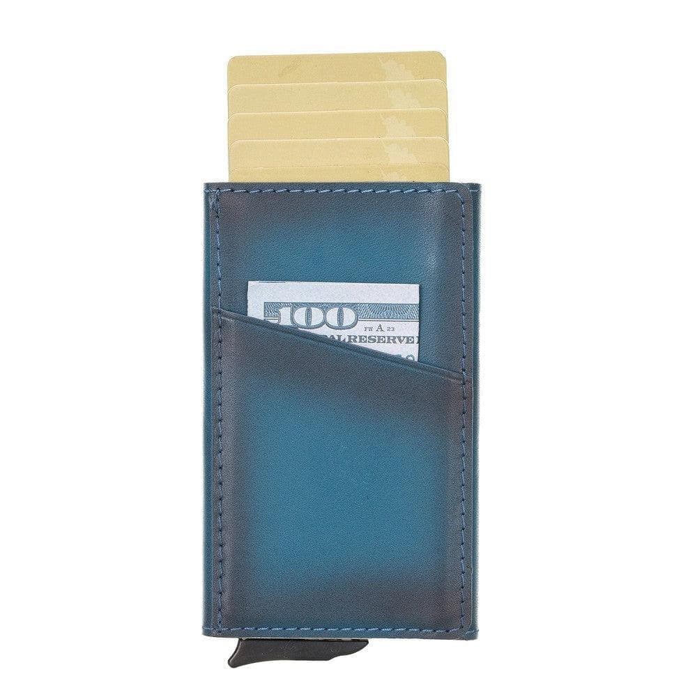 Torres Genuine Leather Mechanical Card Holder Bouletta