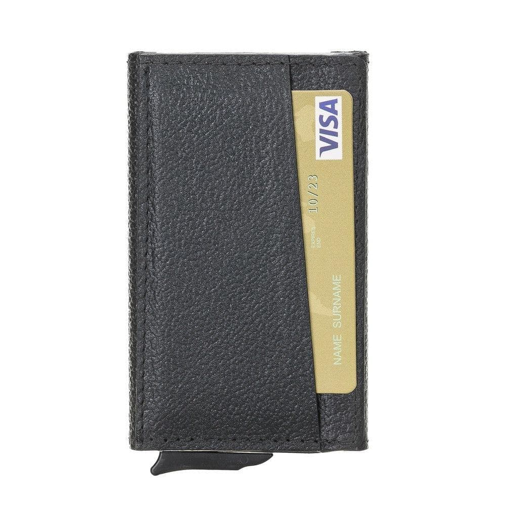 Torres Genuine Leather Mechanical Card Holder Bouletta