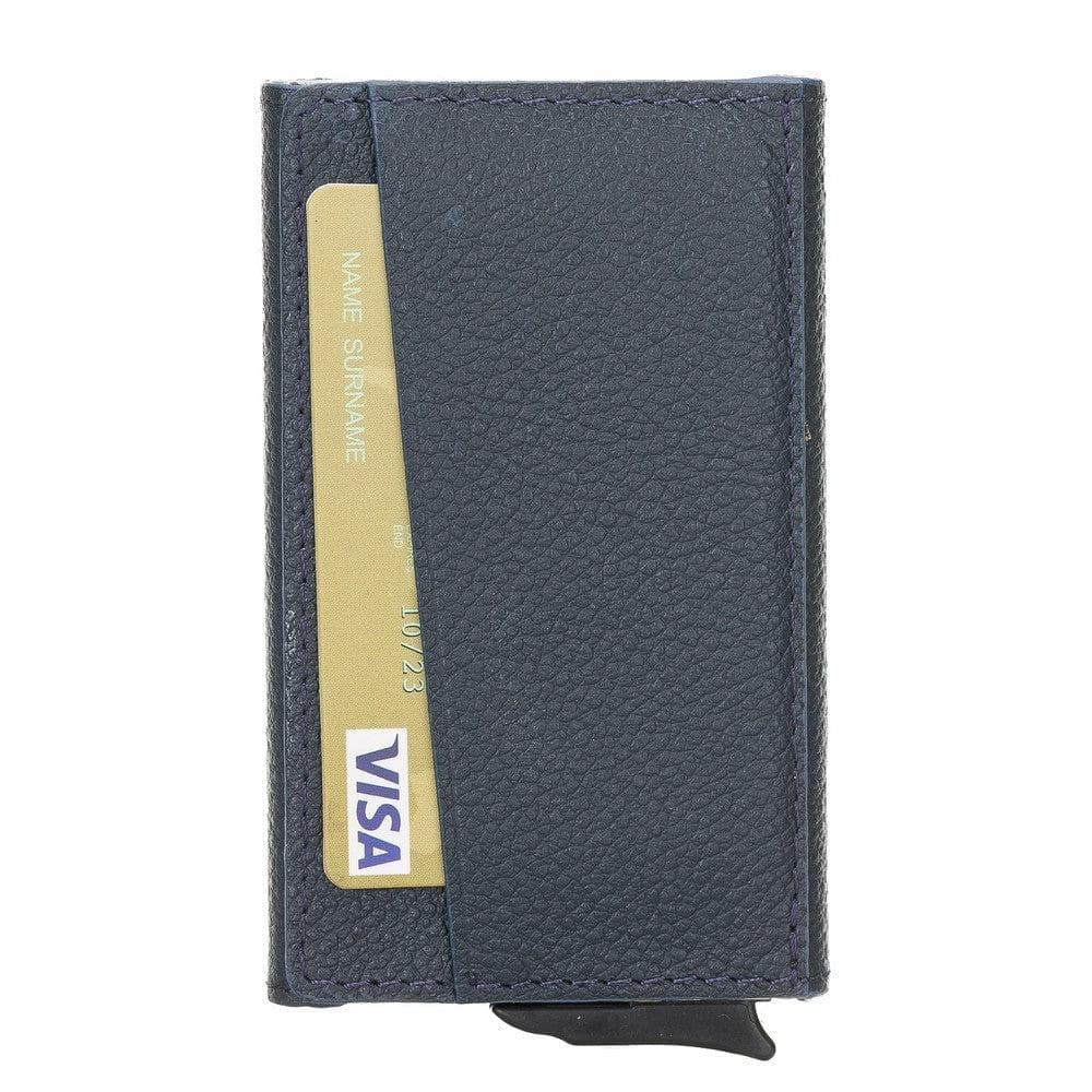 Torres Genuine Leather Mechanical Card Holder Bouletta