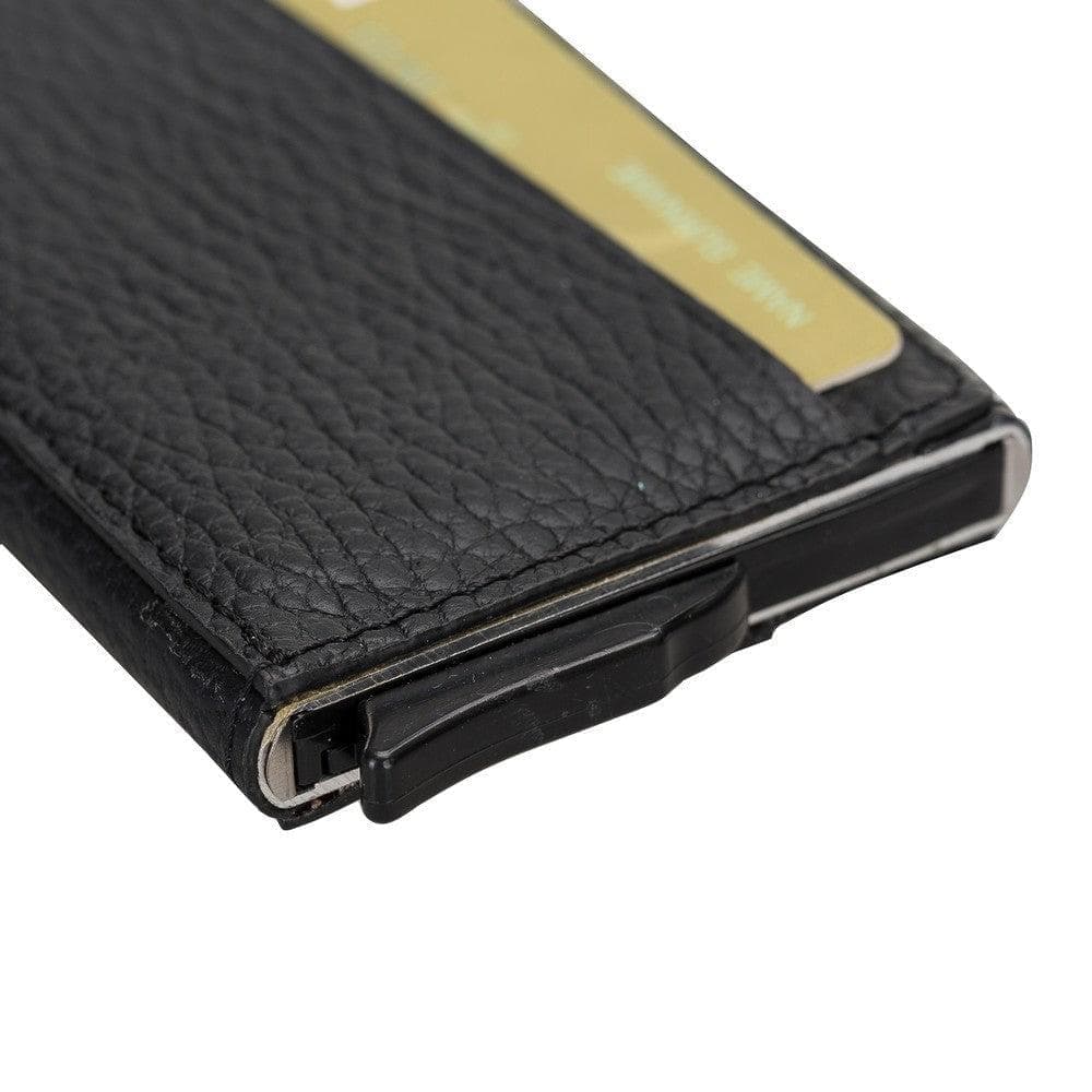 Torres Genuine Leather Mechanical Card Holder Bouletta