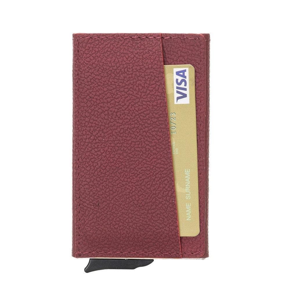 Torres Genuine Leather Mechanical Card Holder Bouletta