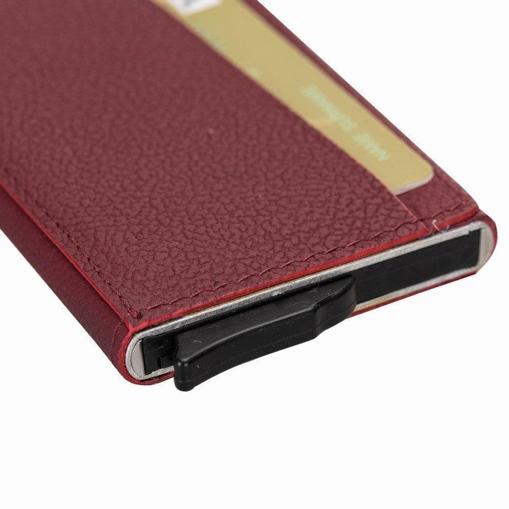 Torres Genuine Leather Mechanical Card Holder Bouletta