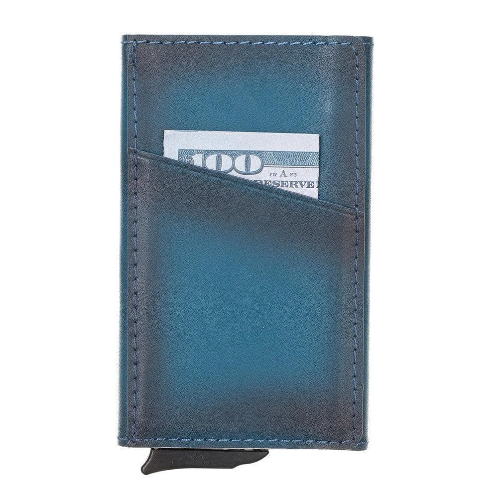 Torres Genuine Leather Mechanical Card Holder Bouletta