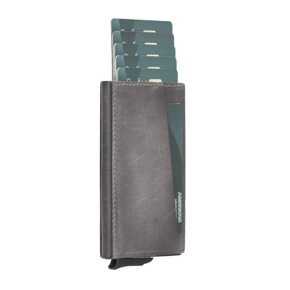 Torres Genuine Leather Mechanical Card Holder Bouletta