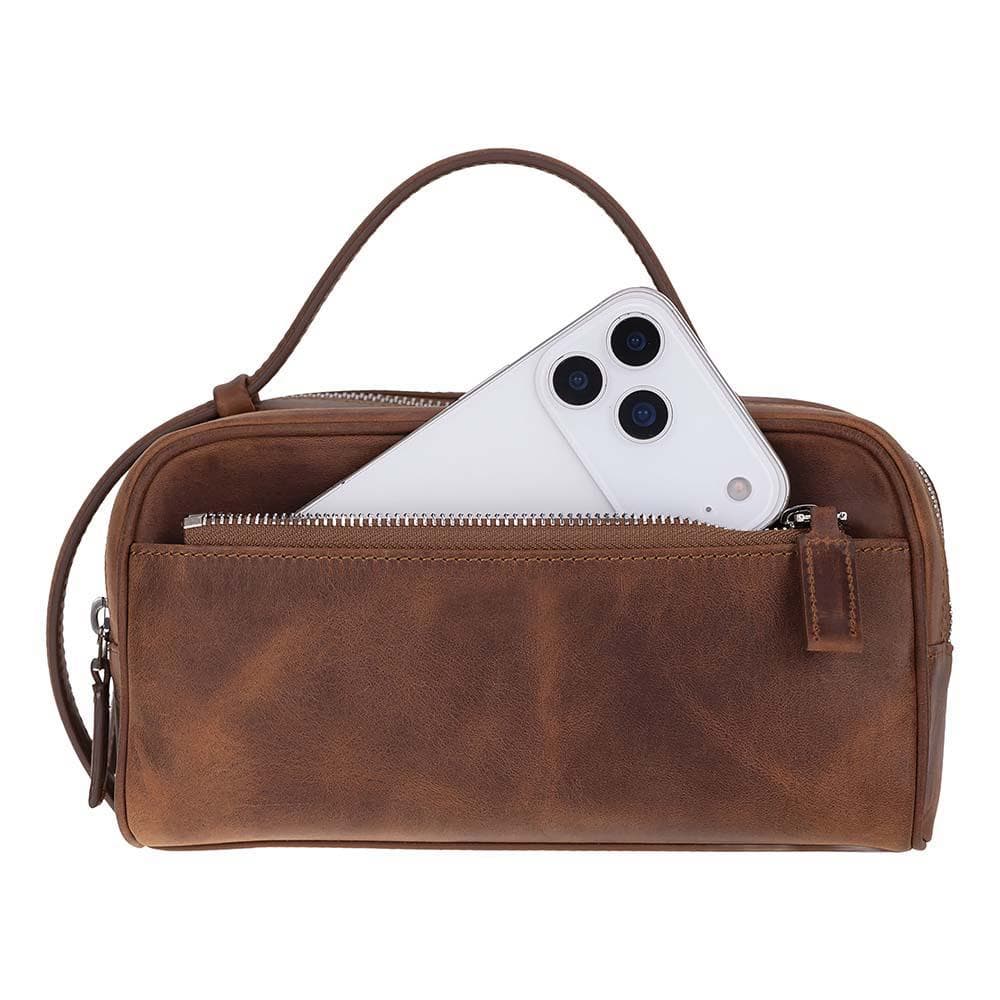 Travero Leather Dopp Kit Bouletta