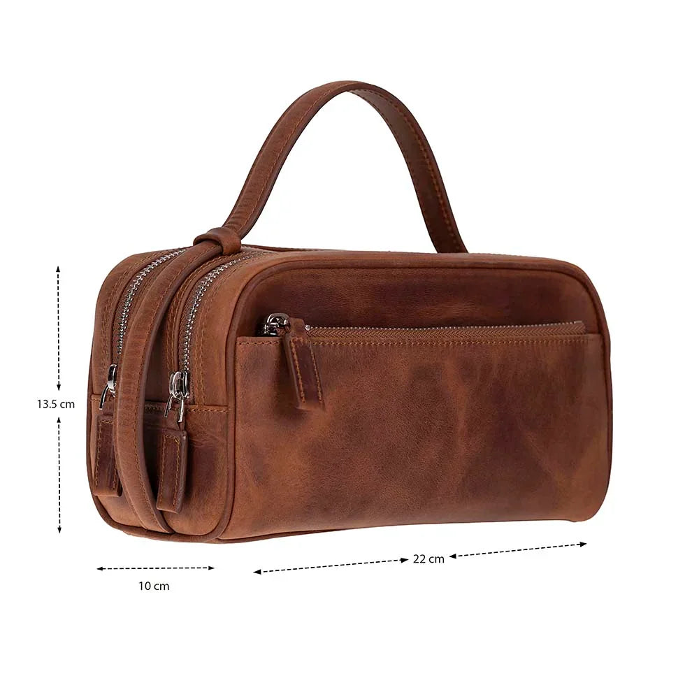 Travero Leather Dopp Kit Bouletta
