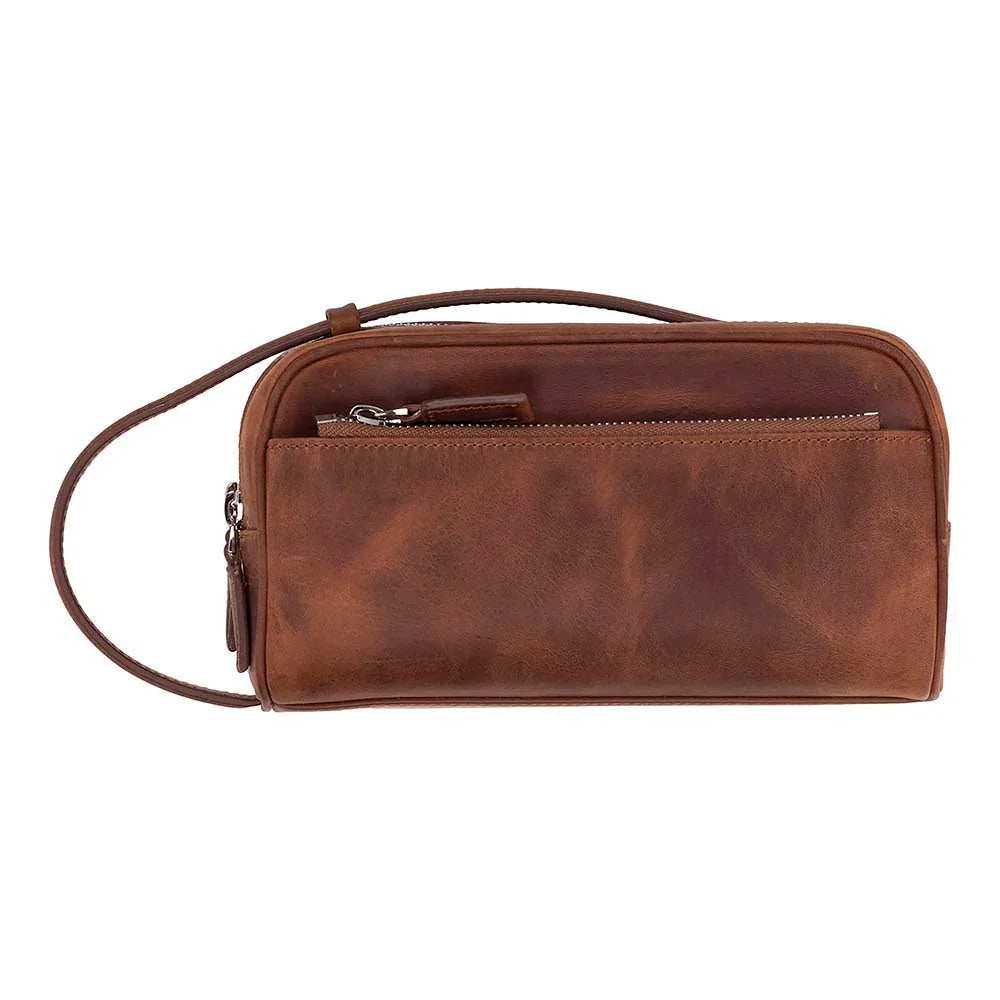 Travero Leather Dopp Kit Bouletta