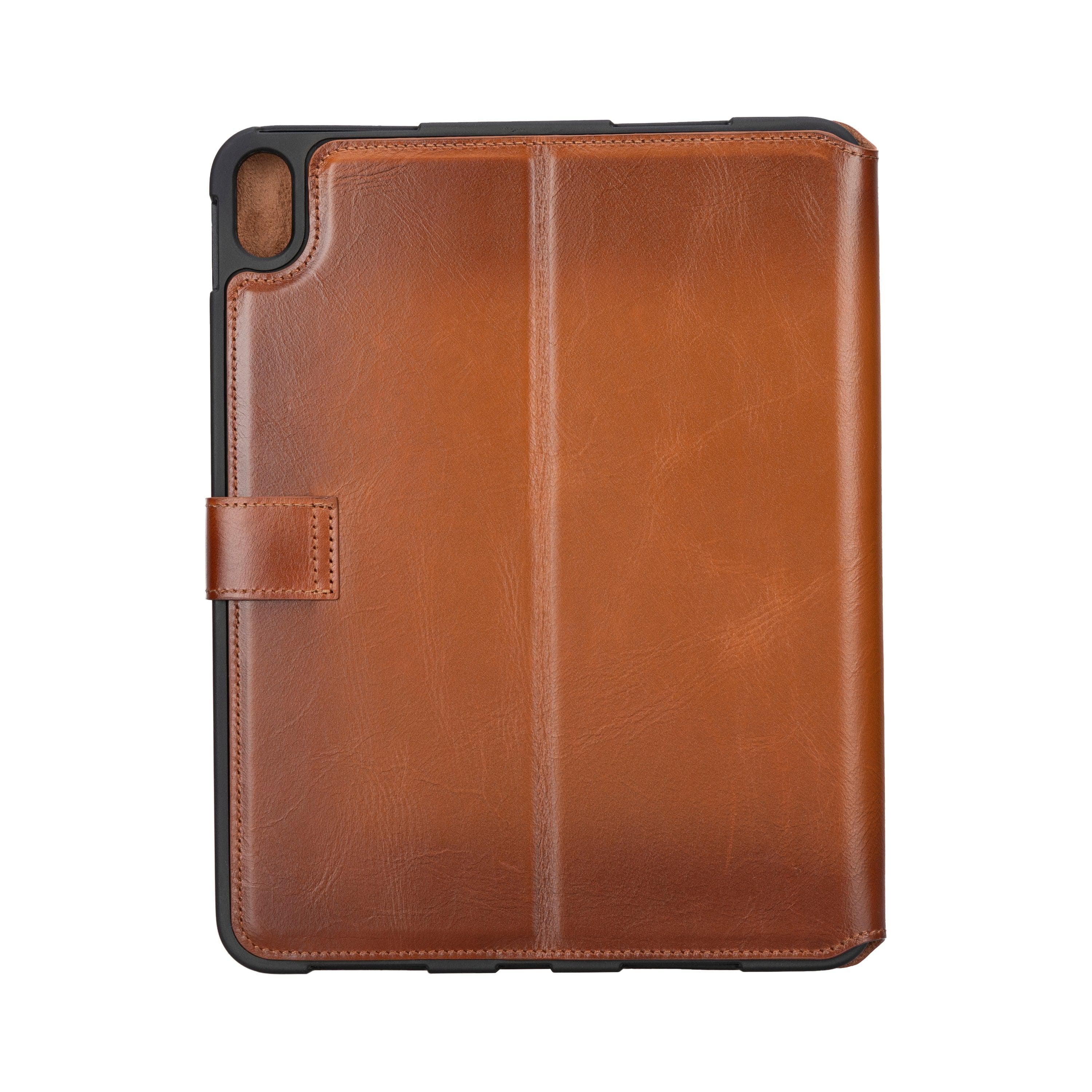 Trigon iPad 10.9" Genuine Leather Case I Pad 10.9" 2022 10th Gen / Burnished Rustic Tan Bouletta