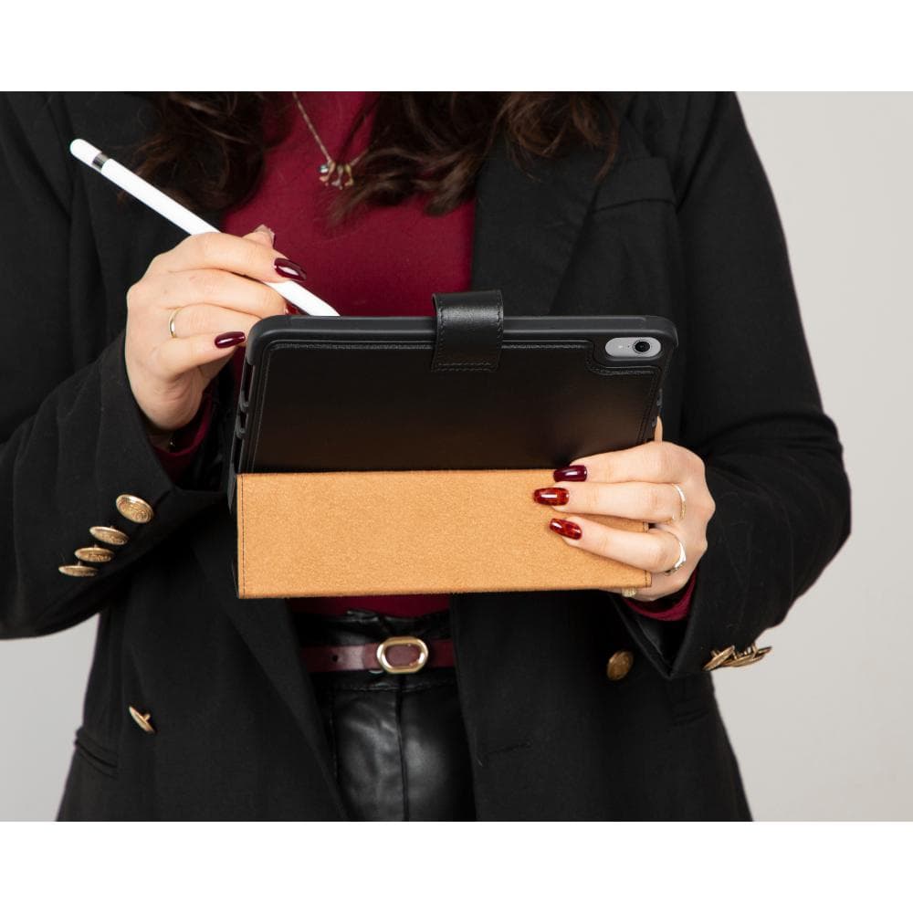 Trigon Leather iPad Mini (2024) Case Black Bouletta