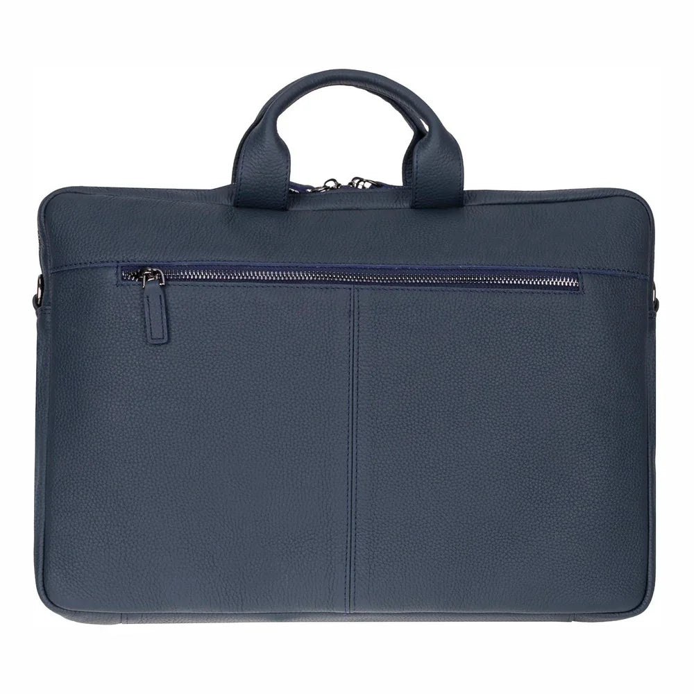 Truro Leather Business Briefcase / Laptop Case 14" with Suitcase Bouletta