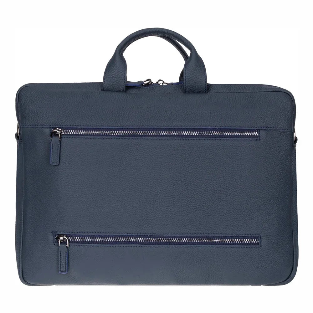 Truro Leather Business Briefcase / Laptop Case 16" with Suitcase Bouletta