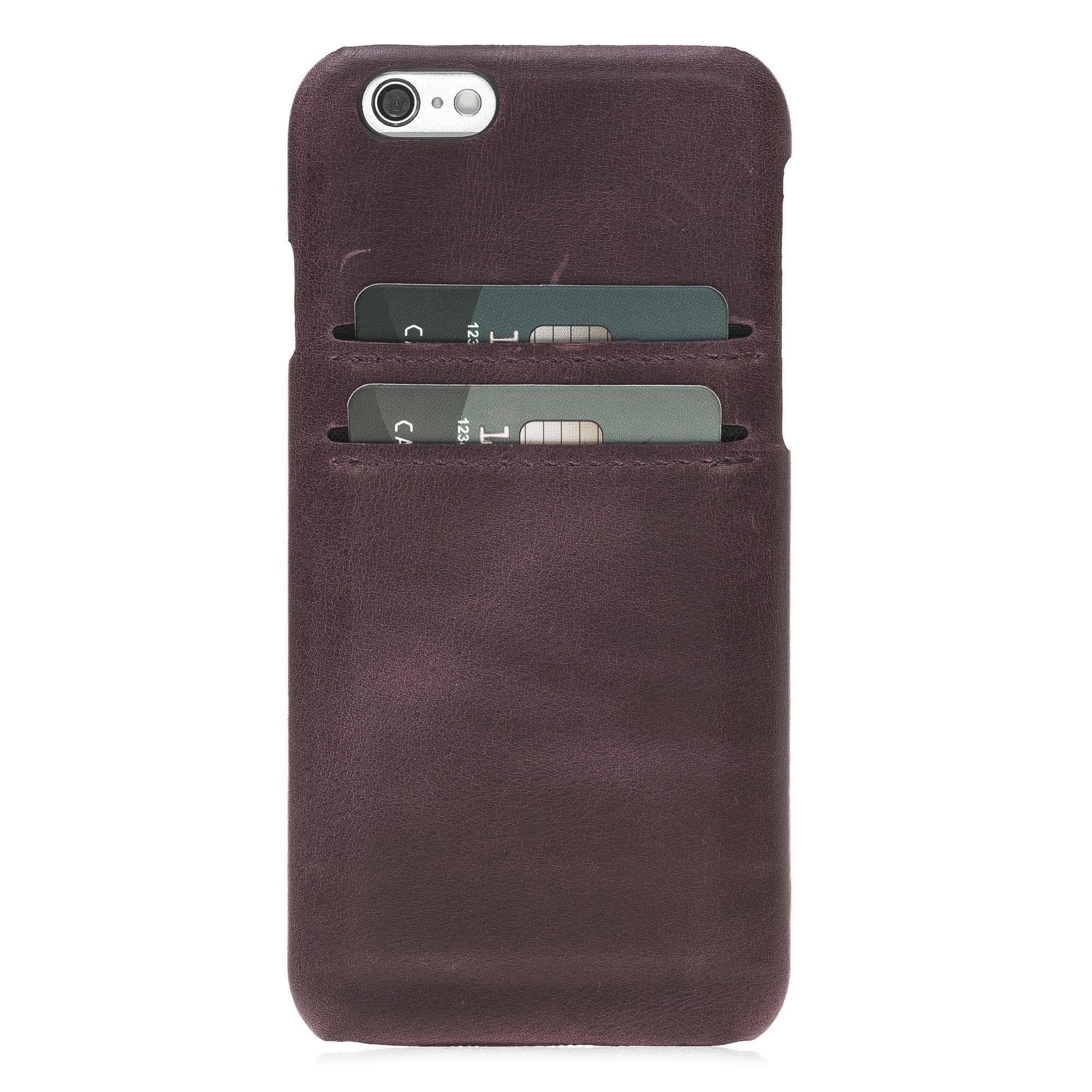 Ultimate Jacket CC iPhone 6/6S Genuine Leather Case / UJ CC CRAZY DEEP PURPLE PLM