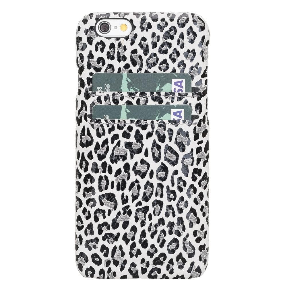 Ultimate Jacket CC iPhone 6/6S Genuine Leather Case / UJ CC LEOPARD WHITE PLM