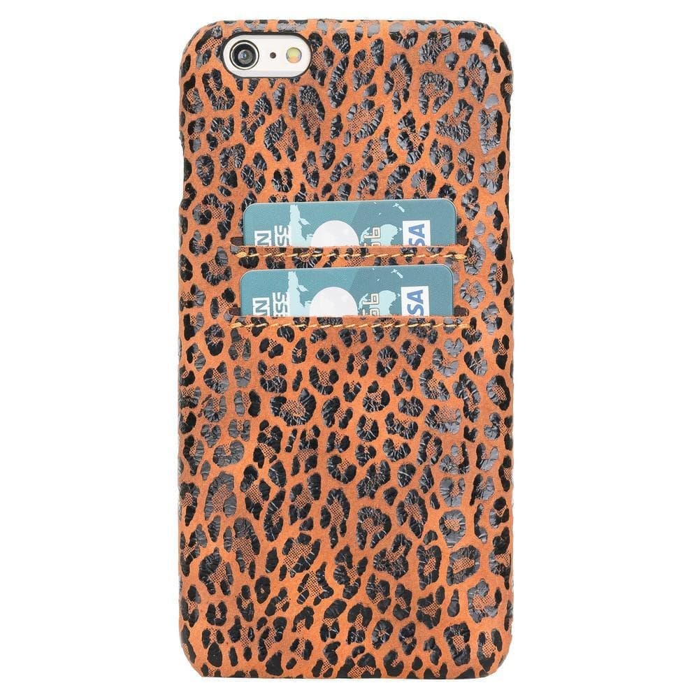 Ultimate Jacket CC iPhone 6 Plus / 6S Plus Genuine Leather Case / UJ CC LEOPARD BLAZE PLM