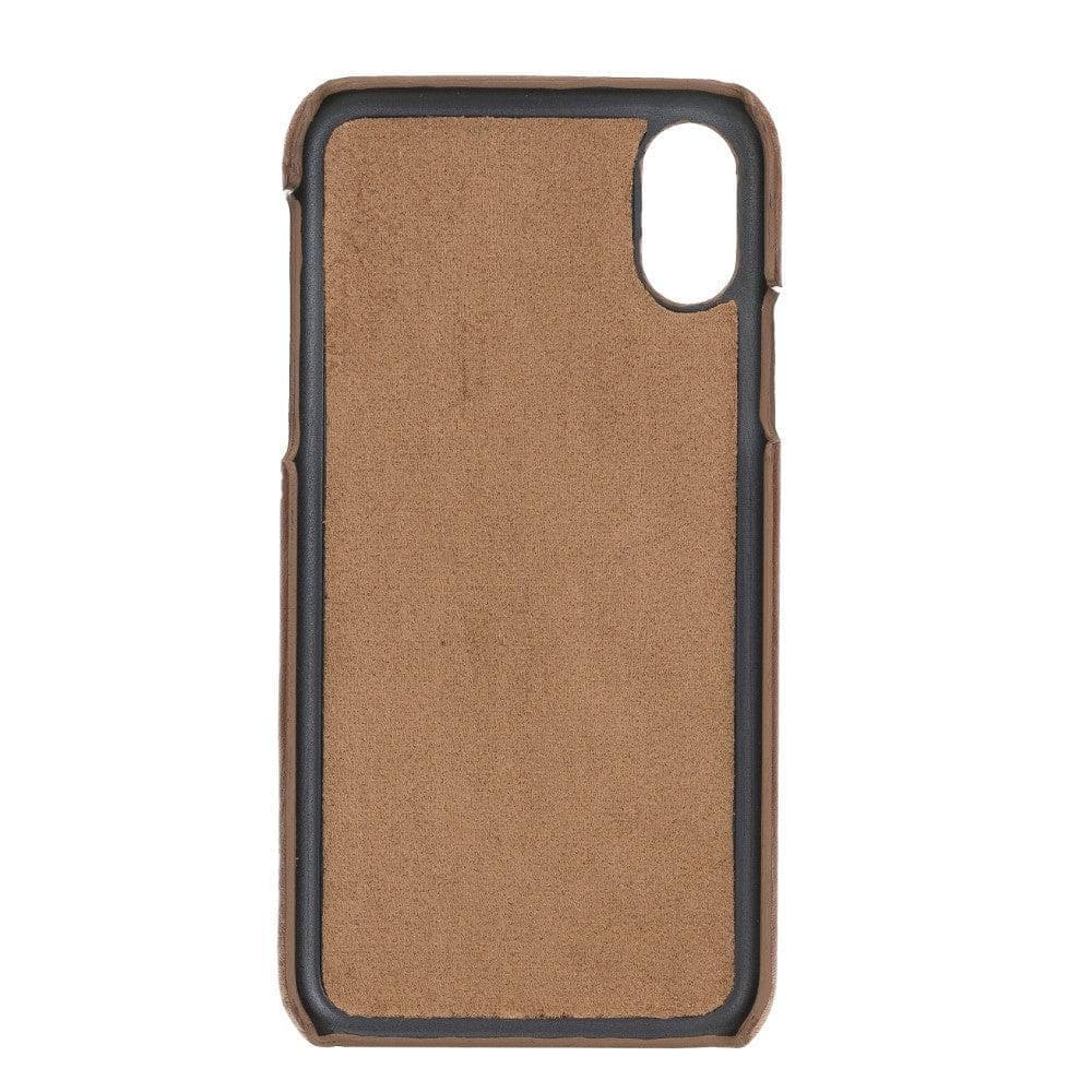 Ultimate Jacket CC iPhone X/XS Genuine Leather Case / UJ CC - iPhone X/XS / BURNISHED RUSTIC TAN Bouletta