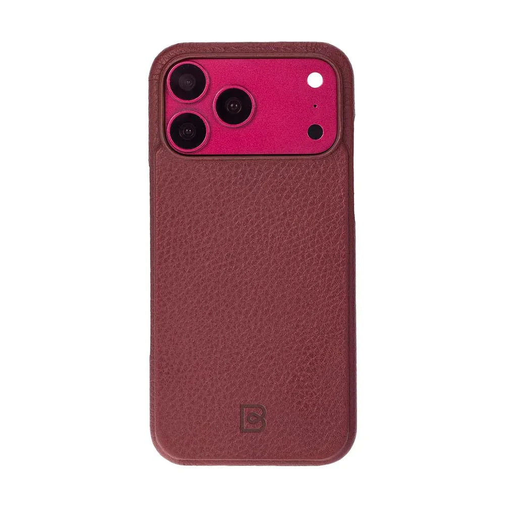 Ultimate Jacket I Phone 18 Pro Leather Case Bordeaux Bouletta