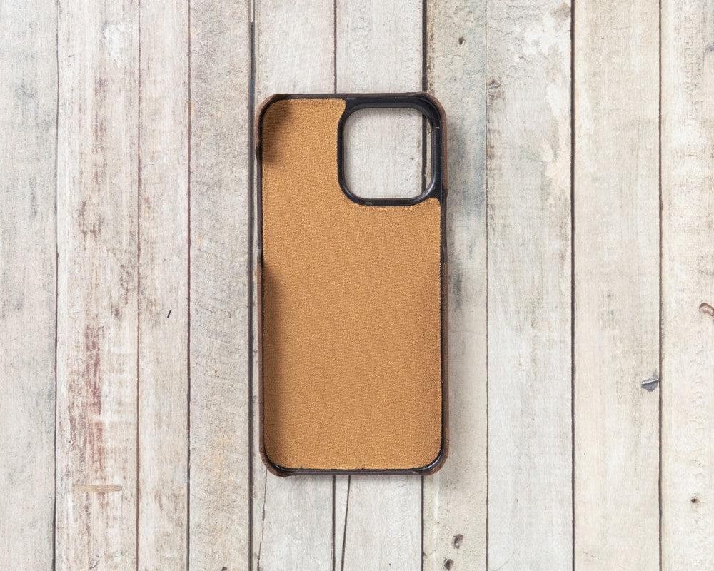 Ultimate Jacket iPhone 14 Series Genuine Leather Case / UJ - iPhone 14 / BURNISHED RUSTIC TAN Bouletta