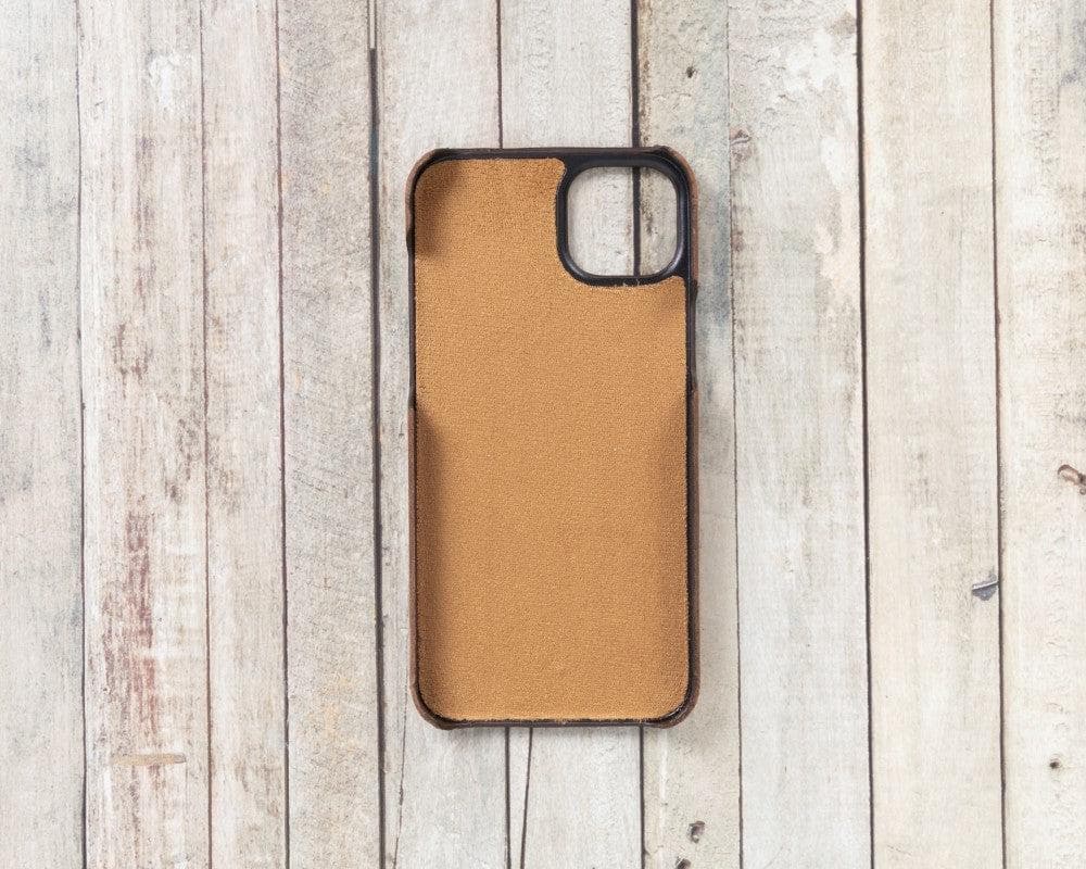 Ultimate Jacket iPhone 14 Series Genuine Leather Case / UJ - iPhone 14 / BURNISHED RUSTIC TAN Bouletta