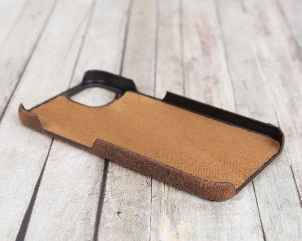 Ultimate Jacket iPhone 14 Series Genuine Leather Case / UJ - iPhone 14 / BURNISHED RUSTIC TAN Bouletta