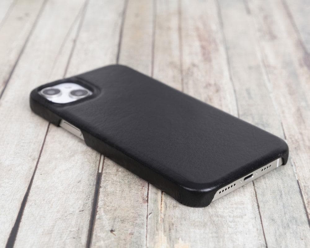 Ultimate Jacket iPhone 14 Series Genuine Leather Case / UJ - iPhone 14 Plus / RUSTIC BLACK Bouletta