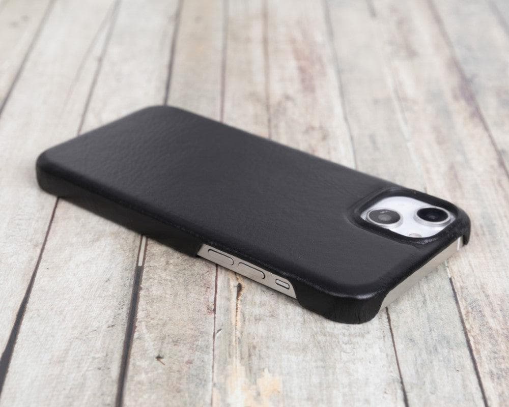 Ultimate Jacket iPhone 14 Series Genuine Leather Case / UJ - iPhone 14 Plus / RUSTIC BLACK Bouletta