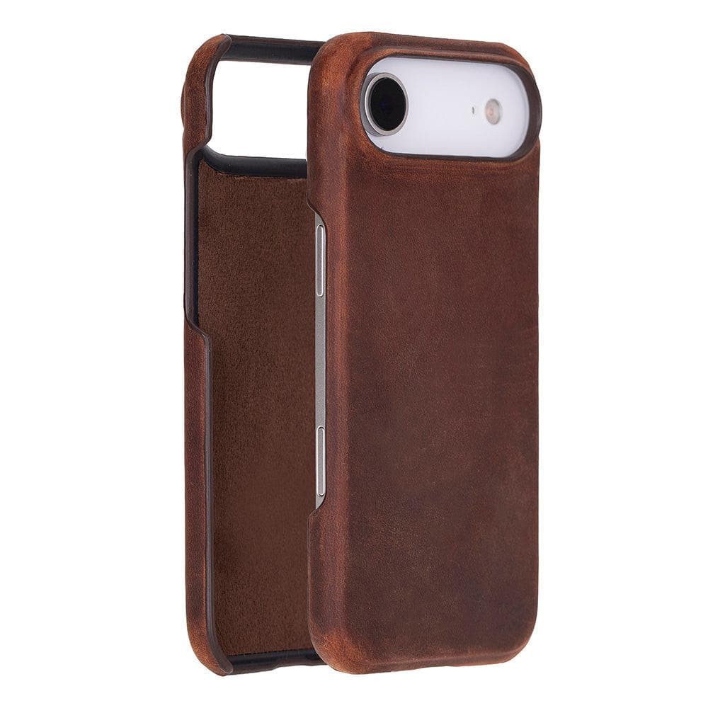 Ultimate Jacket Leather iPhone 17 Air Case Saddle Brown Bouletta