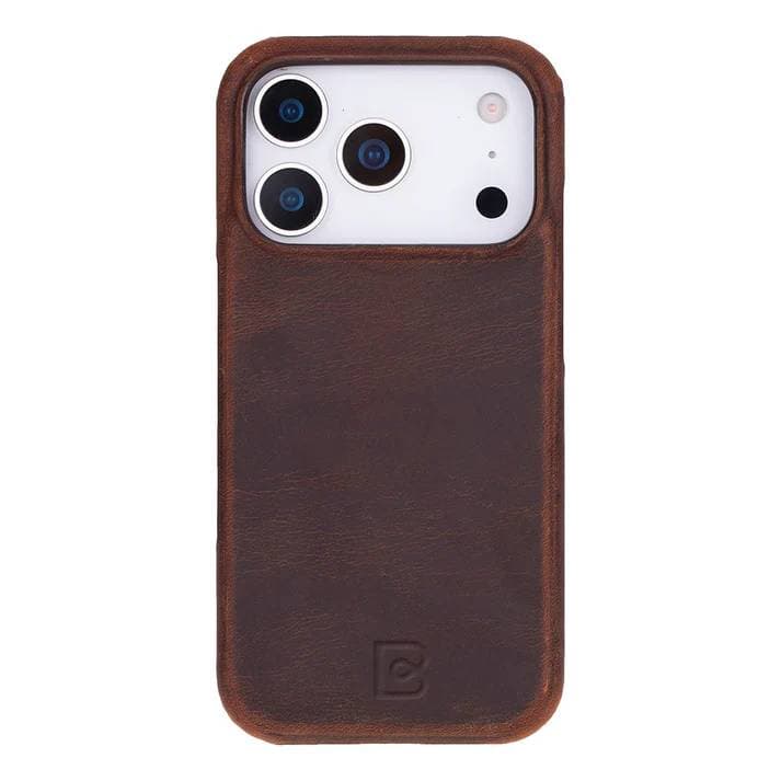 Ultimate Jacket Leather iPhone 17 Pro Case Saddle Brown Bouletta