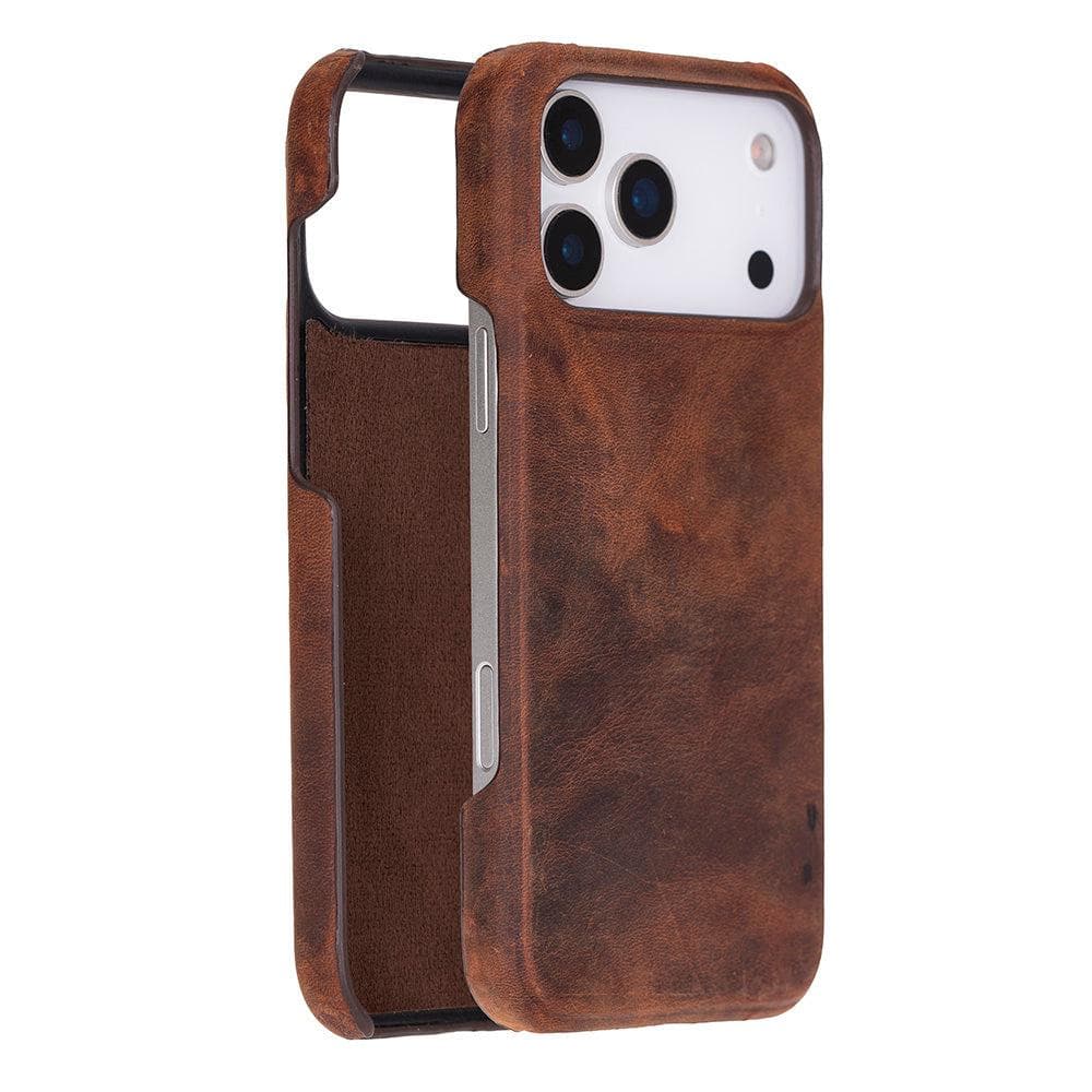 Ultimate Jacket Leather iPhone 17 Pro Max Case Saddle Brown Bouletta