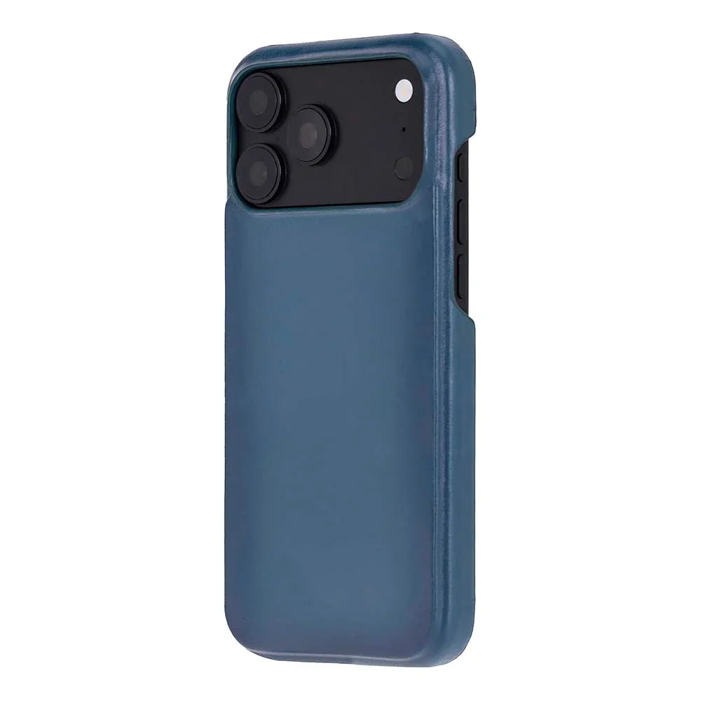 Ultimate Jacket Leather iPhone 18 Pro Max Case Blue Bouletta
