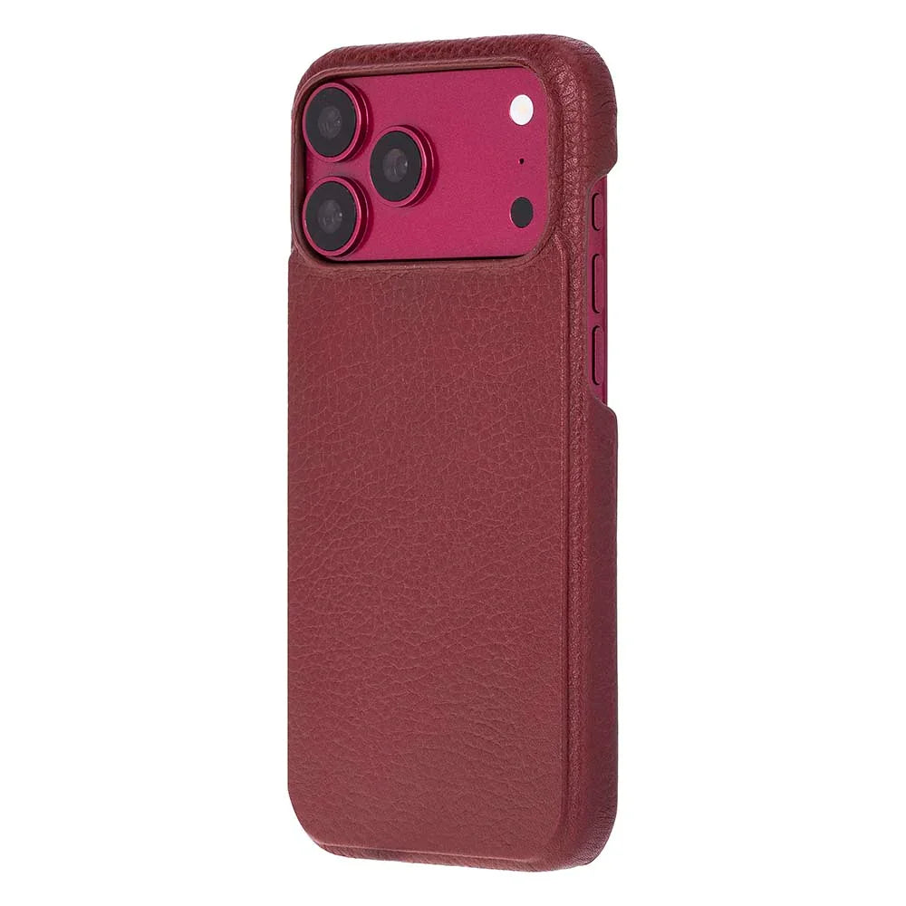 Ultimate Jacket Leather iPhone 18 Pro Max Case Bordeaux Bouletta