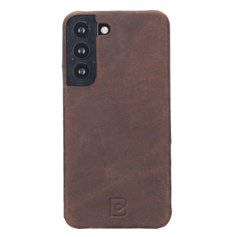 Ultimate Jacket Samsung  Series Genuine Leather Case / UJ Galaxy S22 Plus / Antic Brown Bouletta