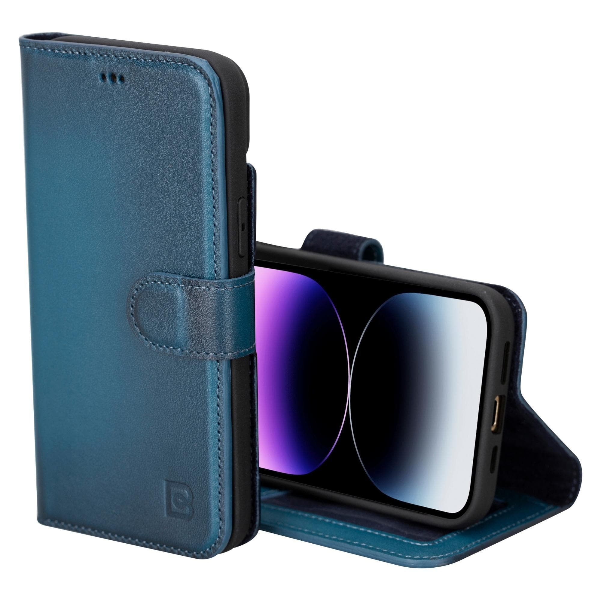 Bouletta Ltd Samsung Galaxy Z Flip 4 Leather Back Cover Case - FXC, Blue / Samsung Galaxy Z Flip 4