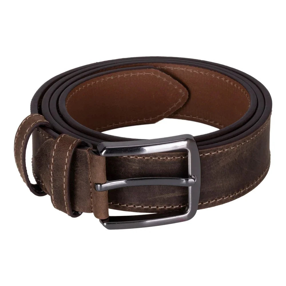 Urban Classic Leather Men's Belt Brown Bouletta
